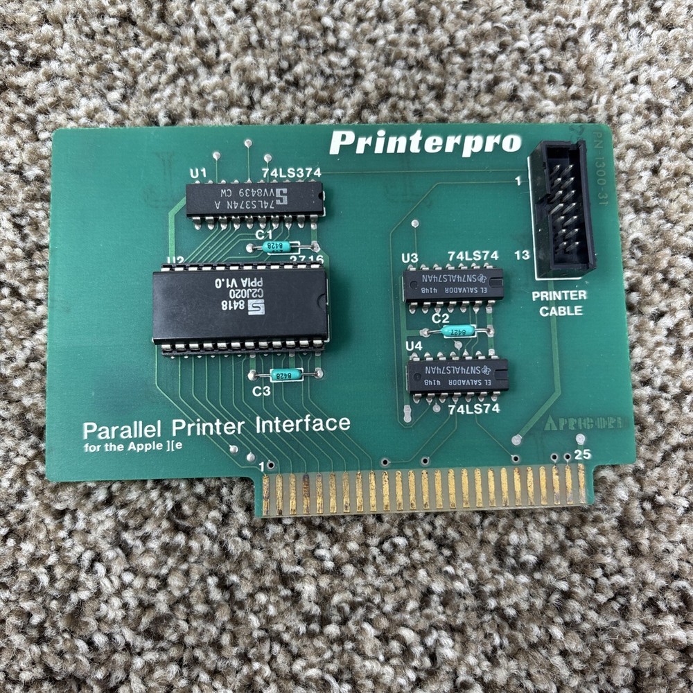 Apricorn Printerpro Parallel Printer Interface for Apple II UNTESTED AS IS!