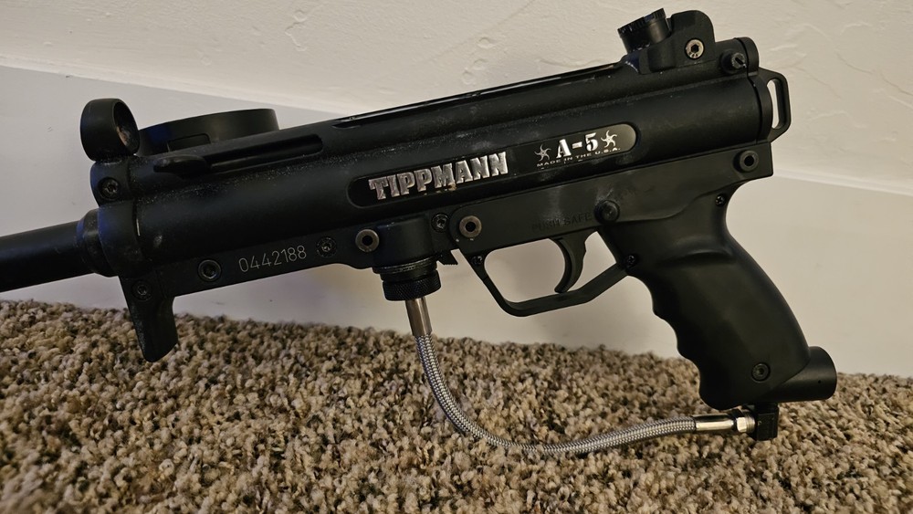 Tippmann A-5 Paintball Gun used *Untested*