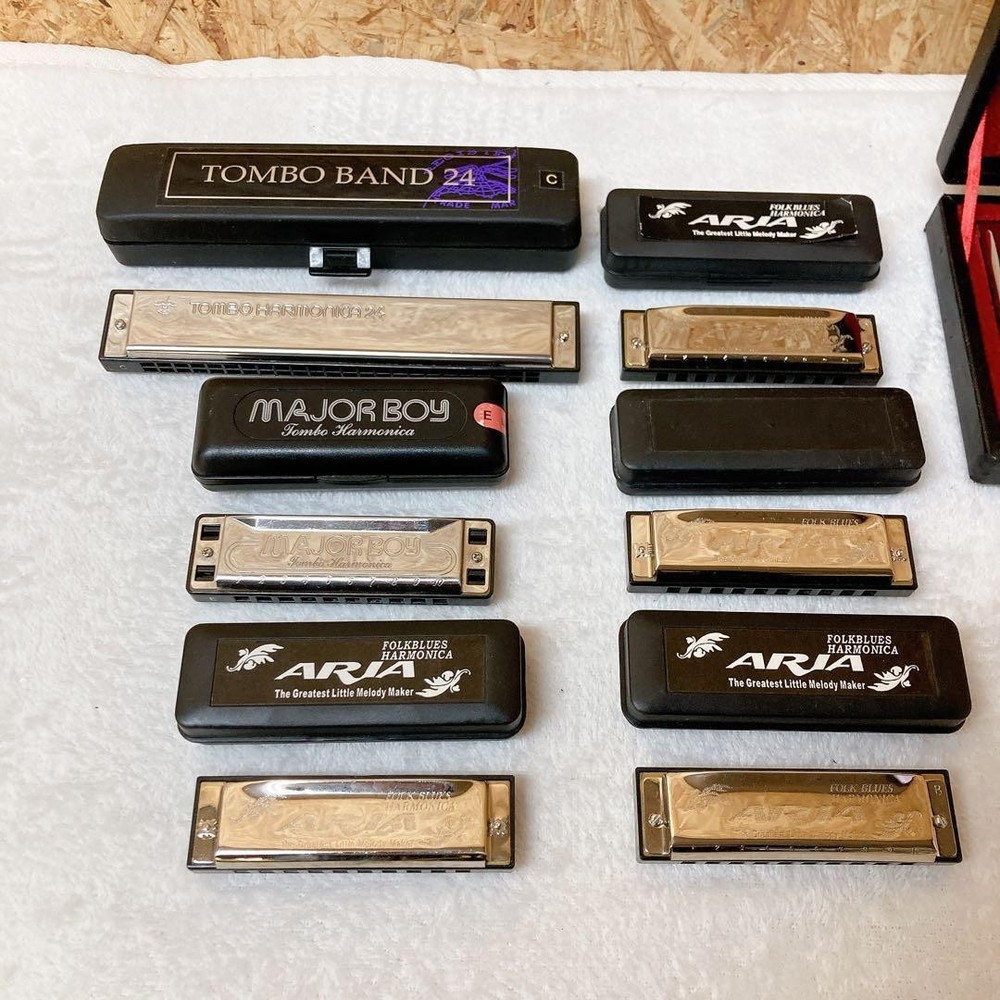 Harmonica 16 piece set bulk aria tombo majorboy