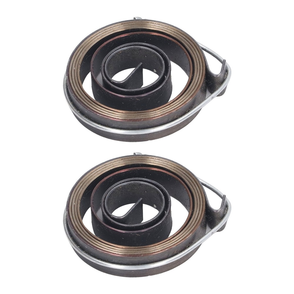 2Pcs Drill Press Spring Quill Feed Return Coil 8mm Width 35mm Outer Diameter