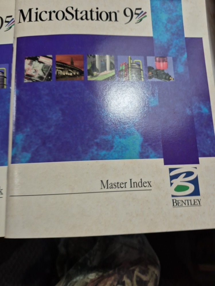 MicroStation 95 1995 PC Bentley Systems Mechanical Engineering Software Books No