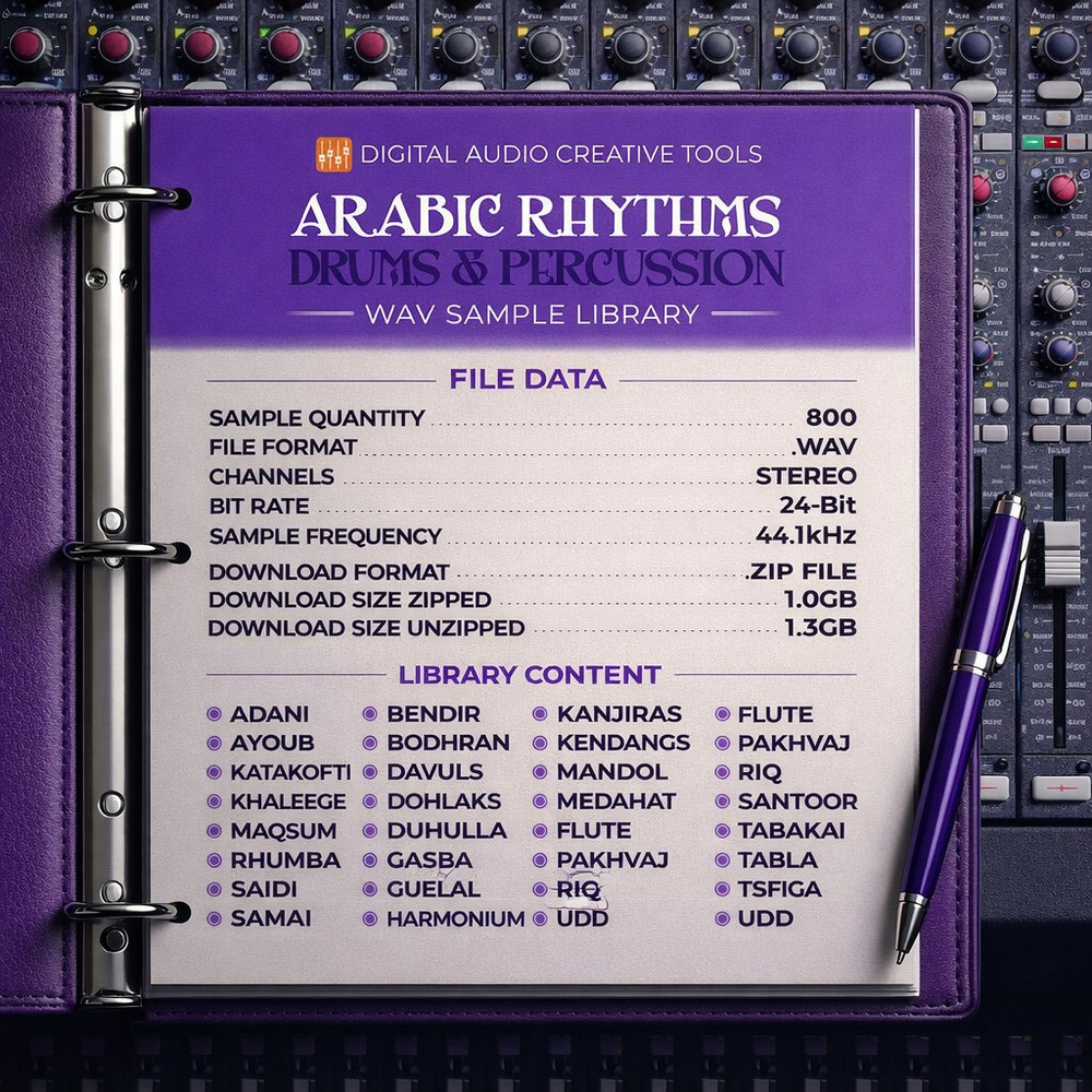 Arabic Rhythms Drums & Percussion Sample Library