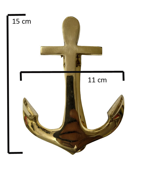 Brass Anchor Door Knocker Solid Brass Ship Anchor