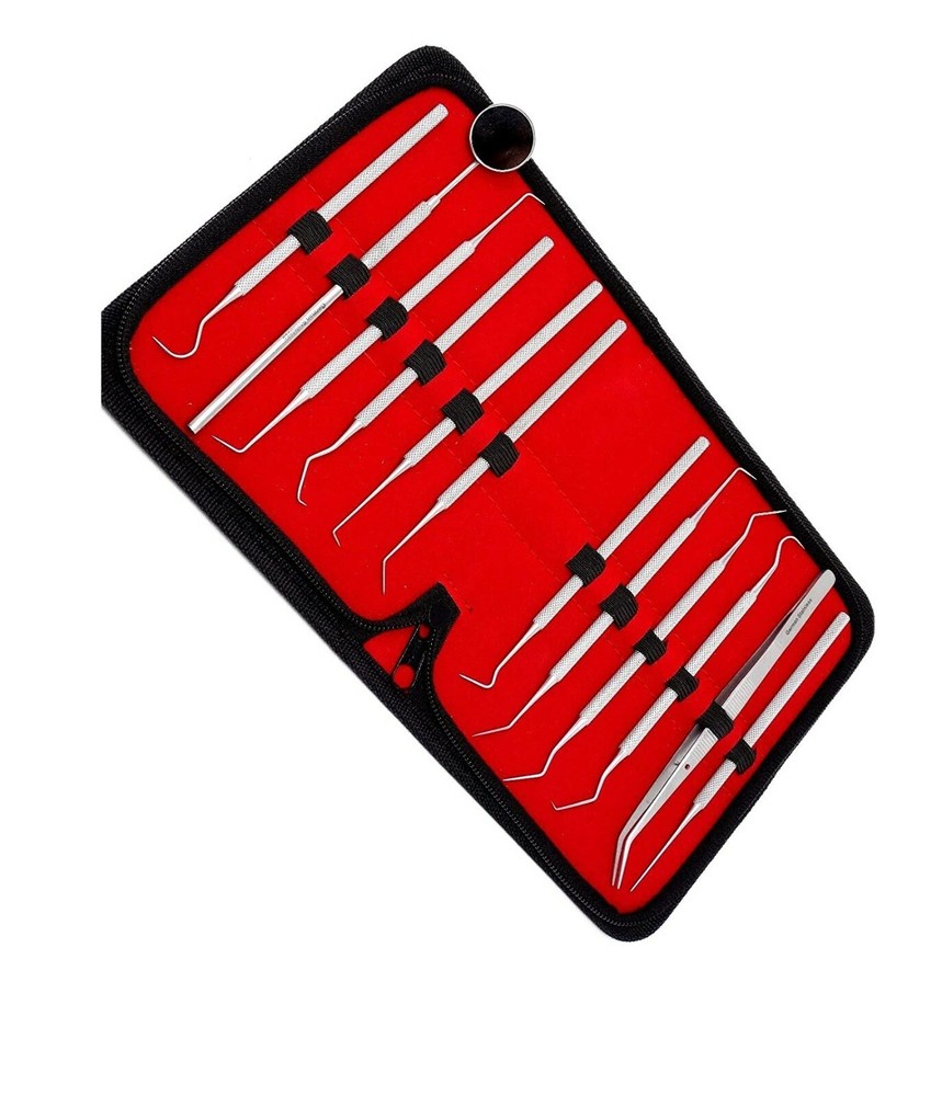 Different Shapes Head Micro Point Probe Set Ergonomic Non Slip Handle,5.5"- 6"