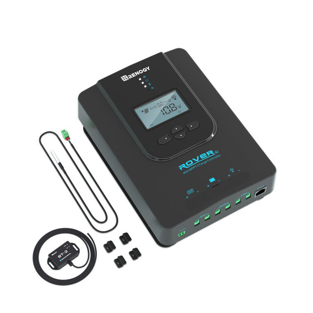 Renogy Rover 40A 12V/24V MPPT Solar Charge Controller LCD Regulator w/ Bluetooth