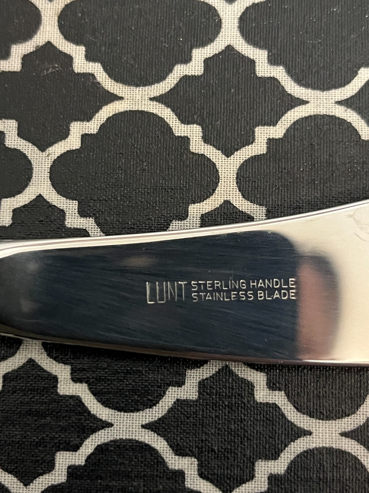 Lunt Eloquence Sterling Silver Demitasse Spoon Lot 11pc 308g Knives .925 Silver