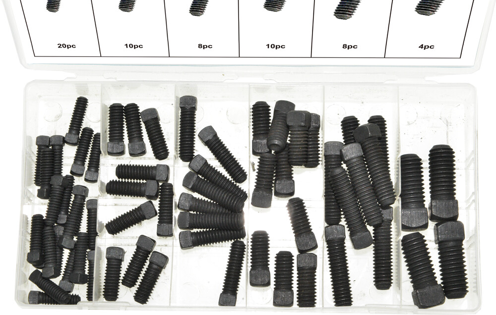 Swordfish 31400 - 60pc Square Head Set Screw Assortment