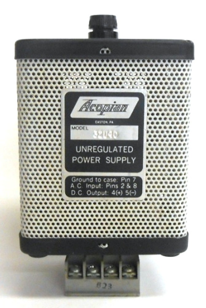 ACOPIAN UNREGULATED POWER SUPPLY, 32U40