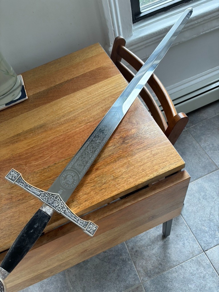 "Marto from Spain" Excalibur King Arthur Sword (With Original Booklet + Receipt)