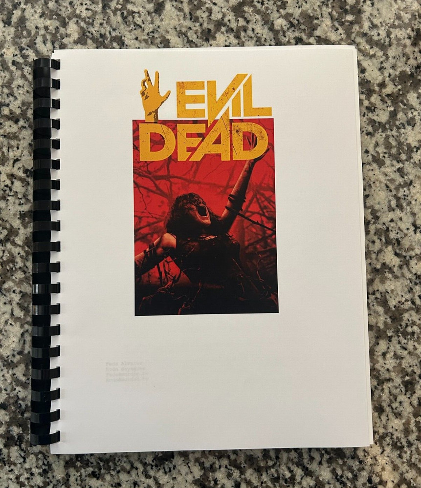 Evil Dead 2013 Horror Movie Script Reprint Full Screenplay Script