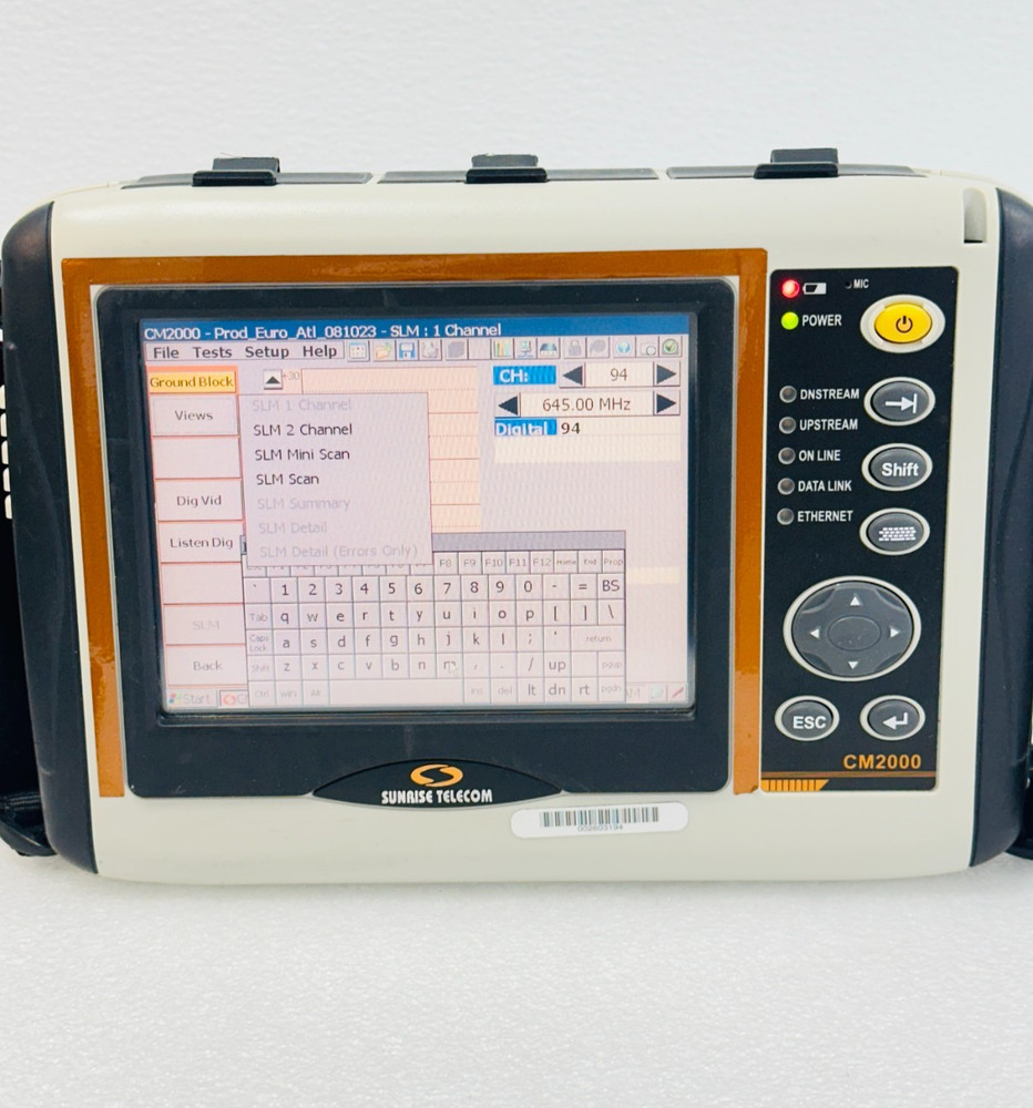 Sunrise Telecom CM2000 Cable Modem Analyzer Unit - FREE SHIPPING