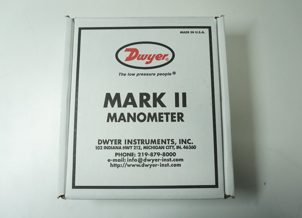 Dwyer Mark II 25 Manometer Liquid Filled Wall Mount