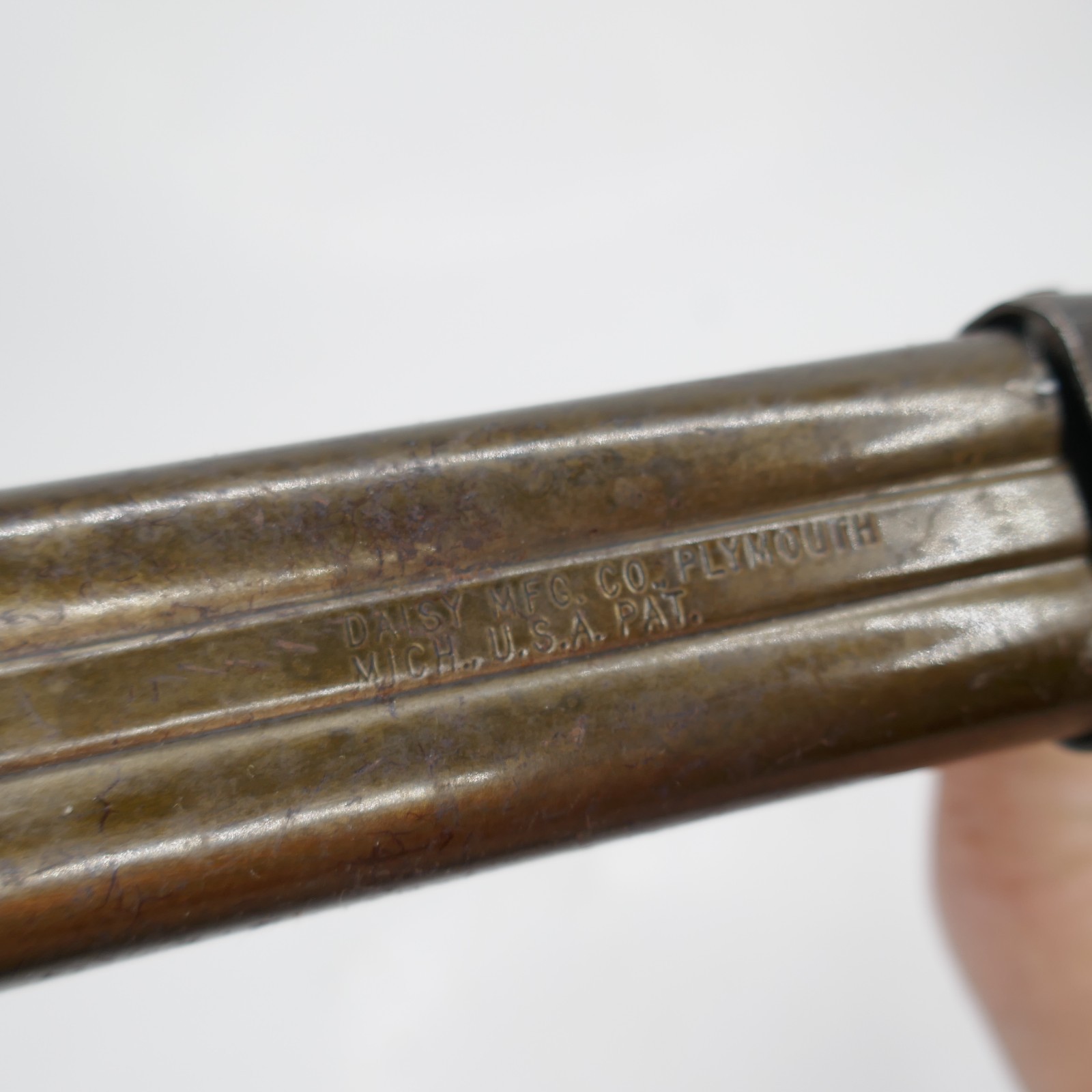 Vintage Daisy Double Barrel Plymouth Mich USA Pop BB Gun Working Rare