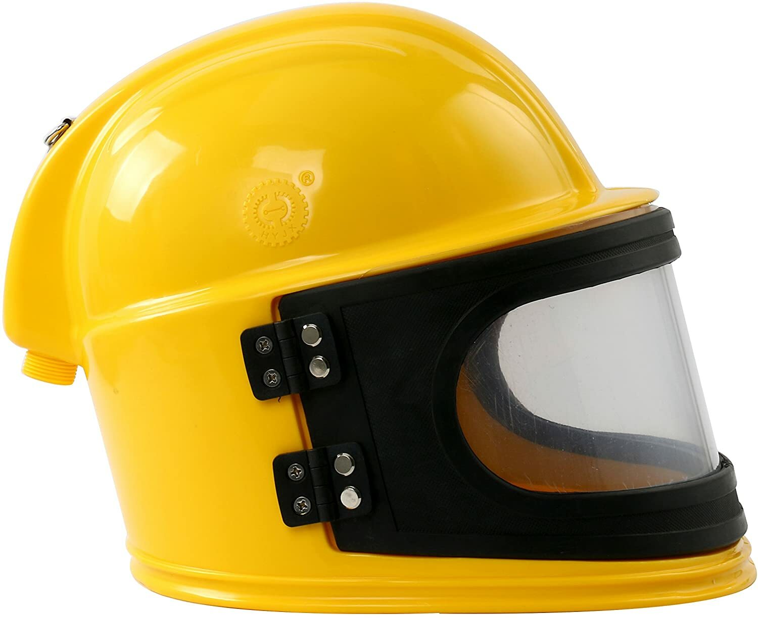ABS Protect Safety Sandblast hood helmet for sandblasting and PVC Outside Lens