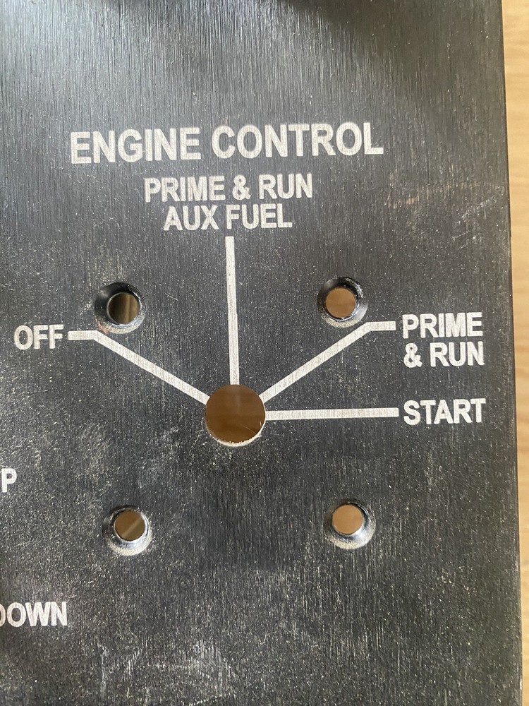 Mep 805 806 B Generator Engine Control Switch Start Off