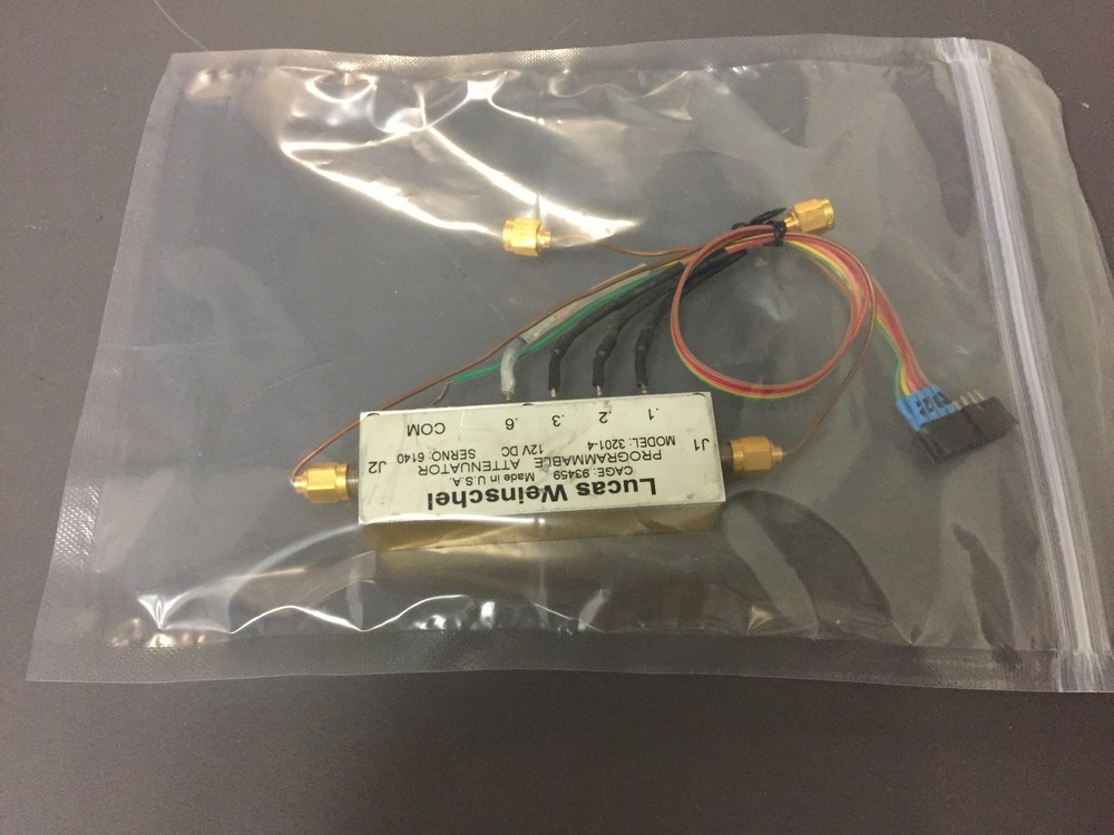 Lucas Weinschel 3201-4 Programmable Attenuator, 12V DC