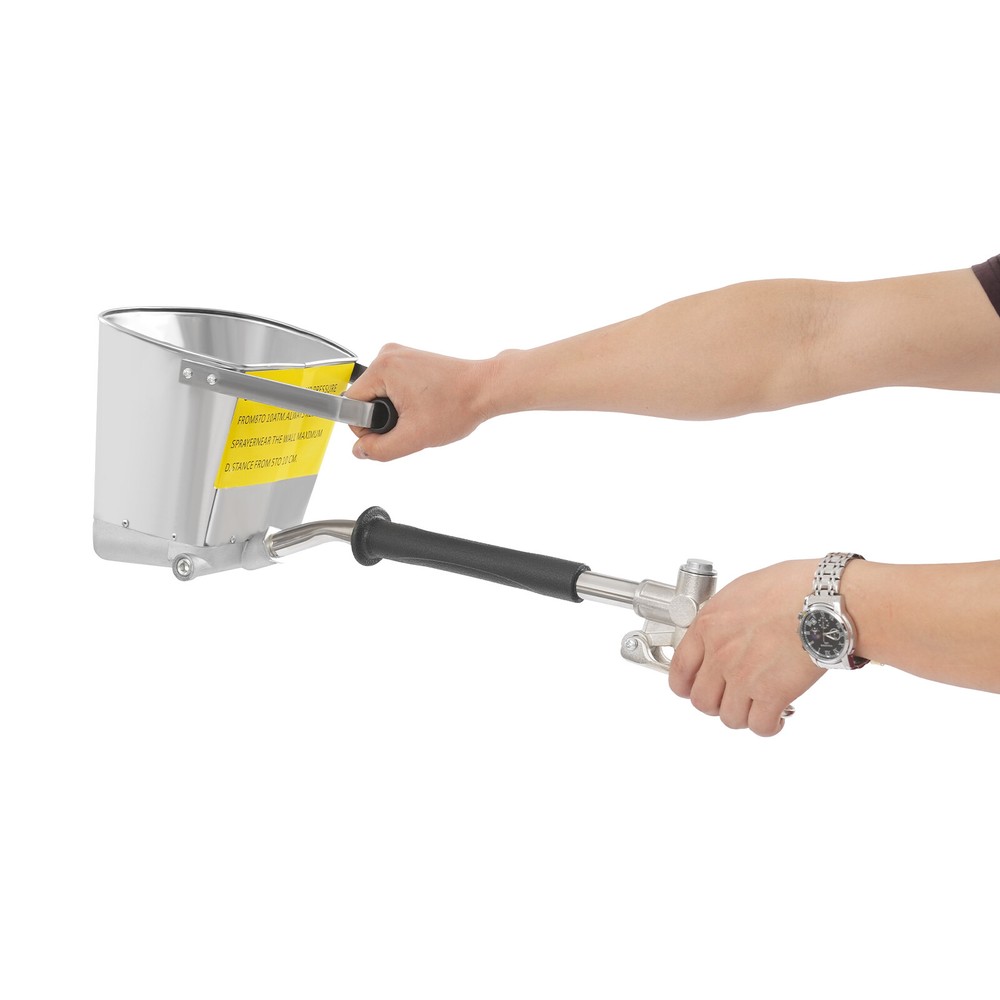 Cement Stucco Sprayer 64.58ft²/min, 4L Capacity, Durable Design