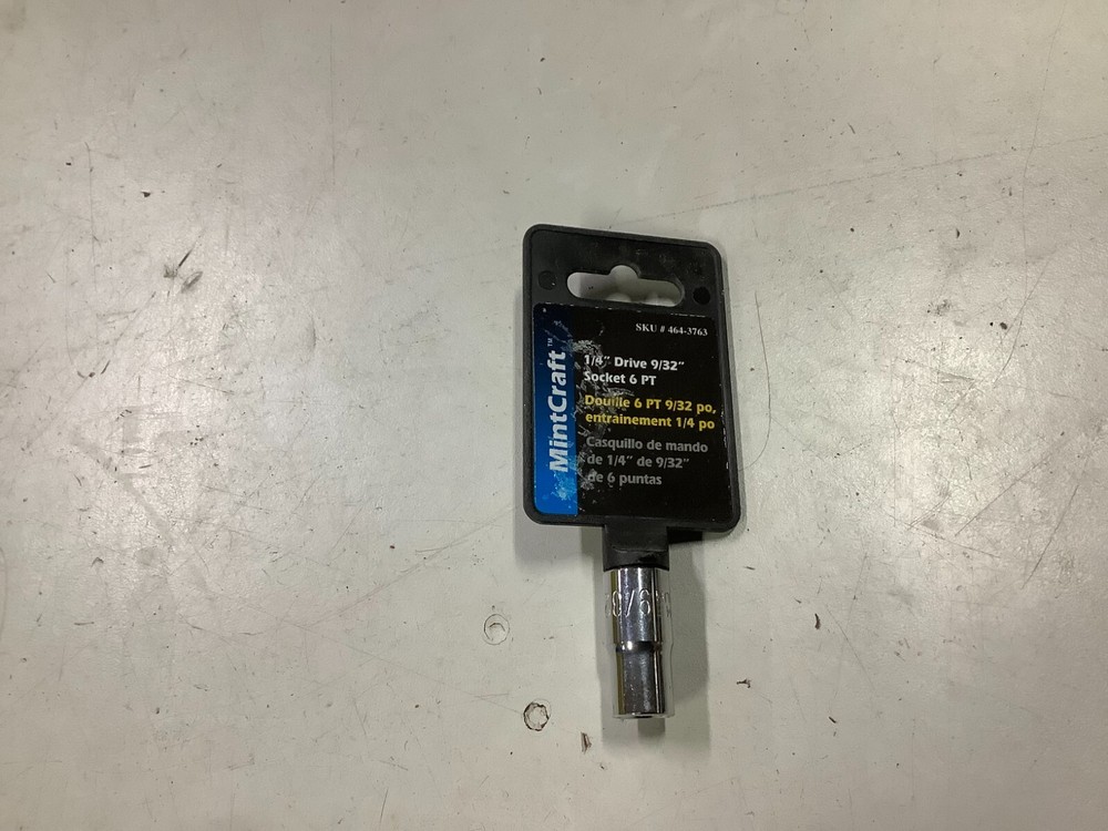 MINTCRAFT 6-Point SHALLOW Socket 1/4" Drive x 9/32"