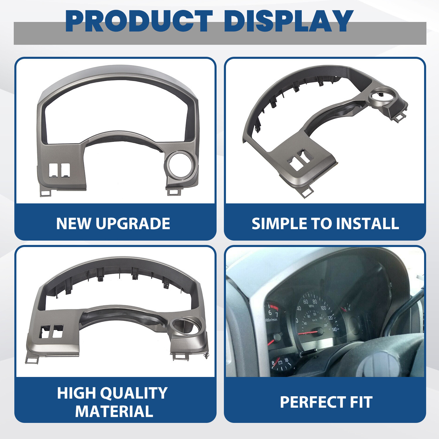 For 2004-2006 Nissan Titan Armada Instrument Cluster Dash Panel Gauge Trim Bezel