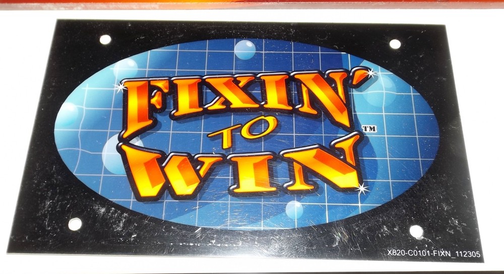 Bally Alpha 2 Game Software & Glass Kit - "FIXIN' TO WIN"