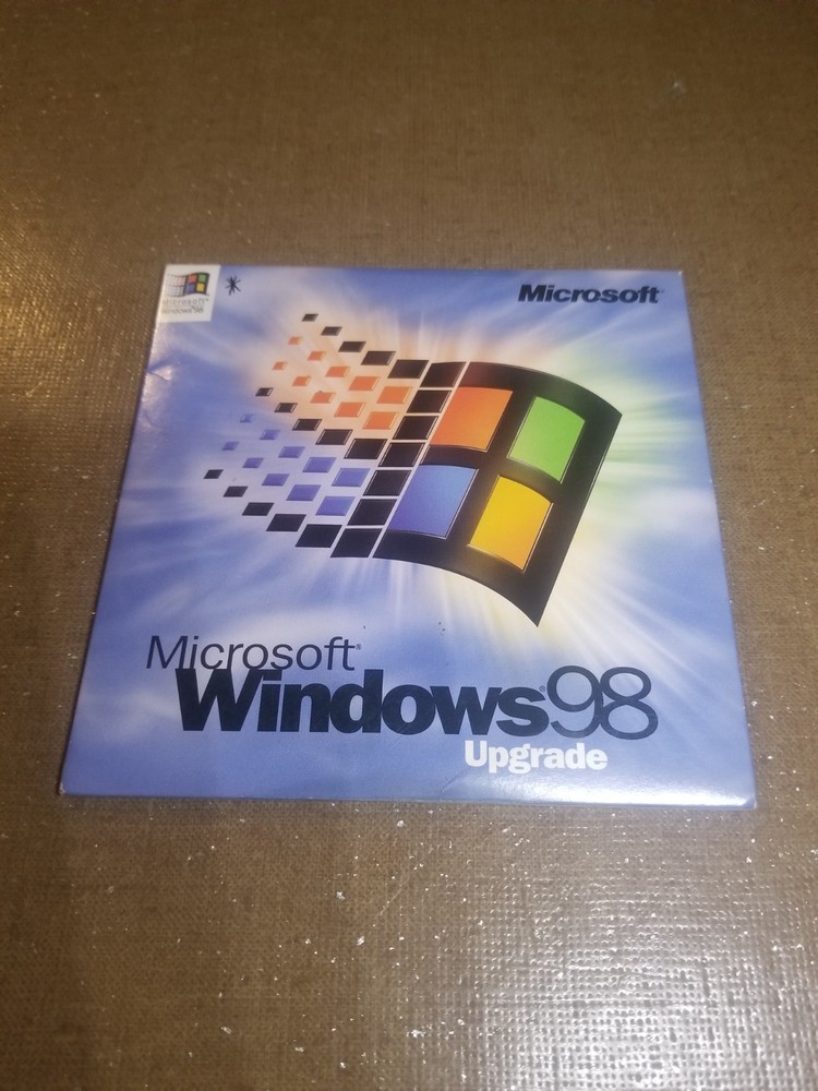 Microsoft Windows 98 Upgrade PC CD-ROM with CD-Key 1998 Original Retail Version