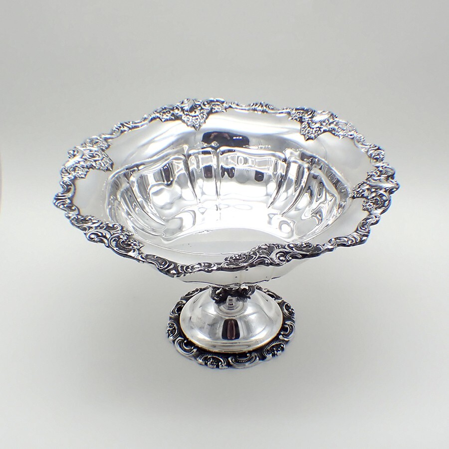 Baroque Footed Bowl Wallace Silverplate