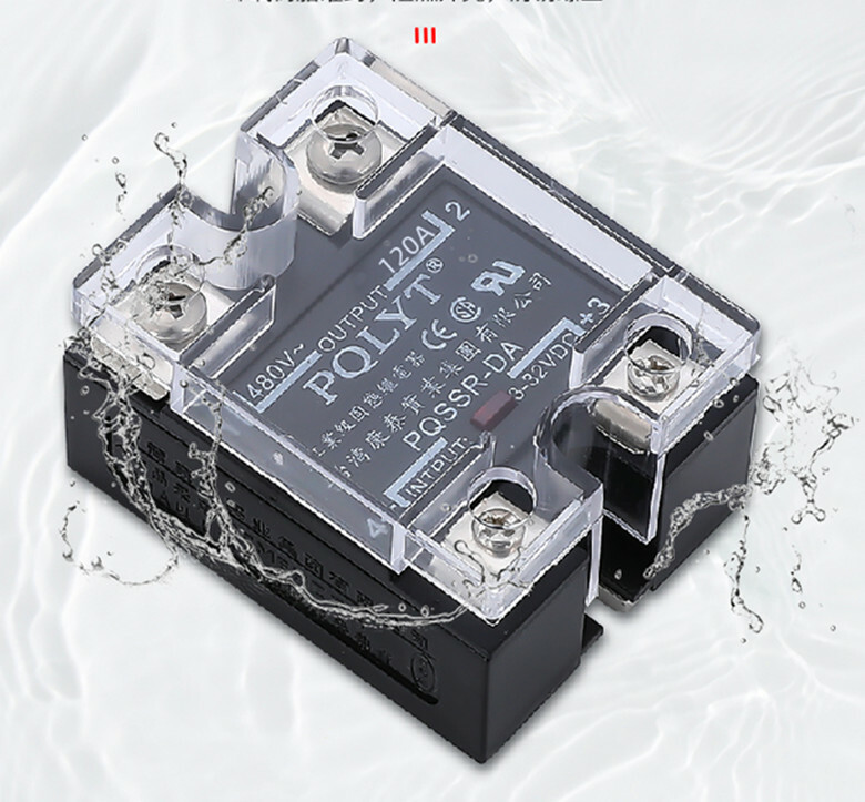 PQSSR-DA 120A Single-phase Solid State Relay SSR-120DA DC Control AC