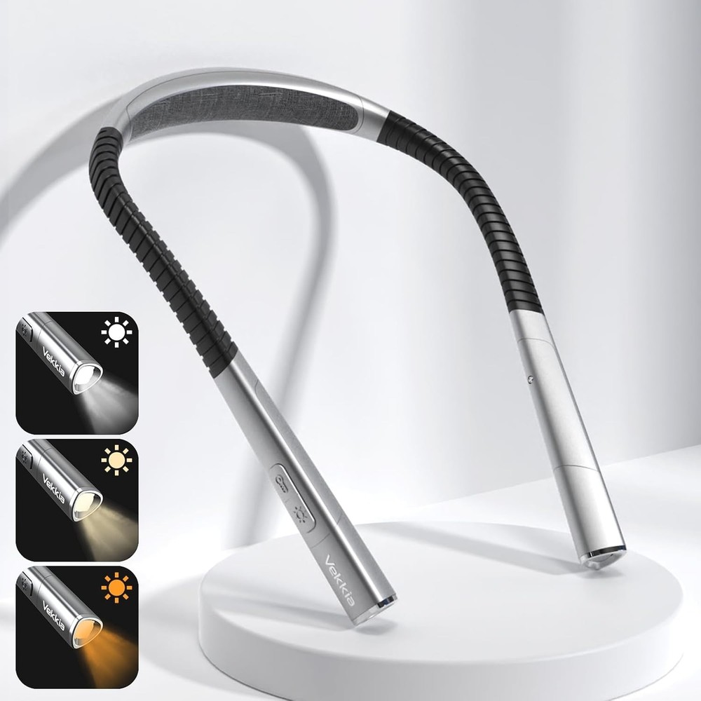 Rechargeable LED Neck Reading Light Book Light