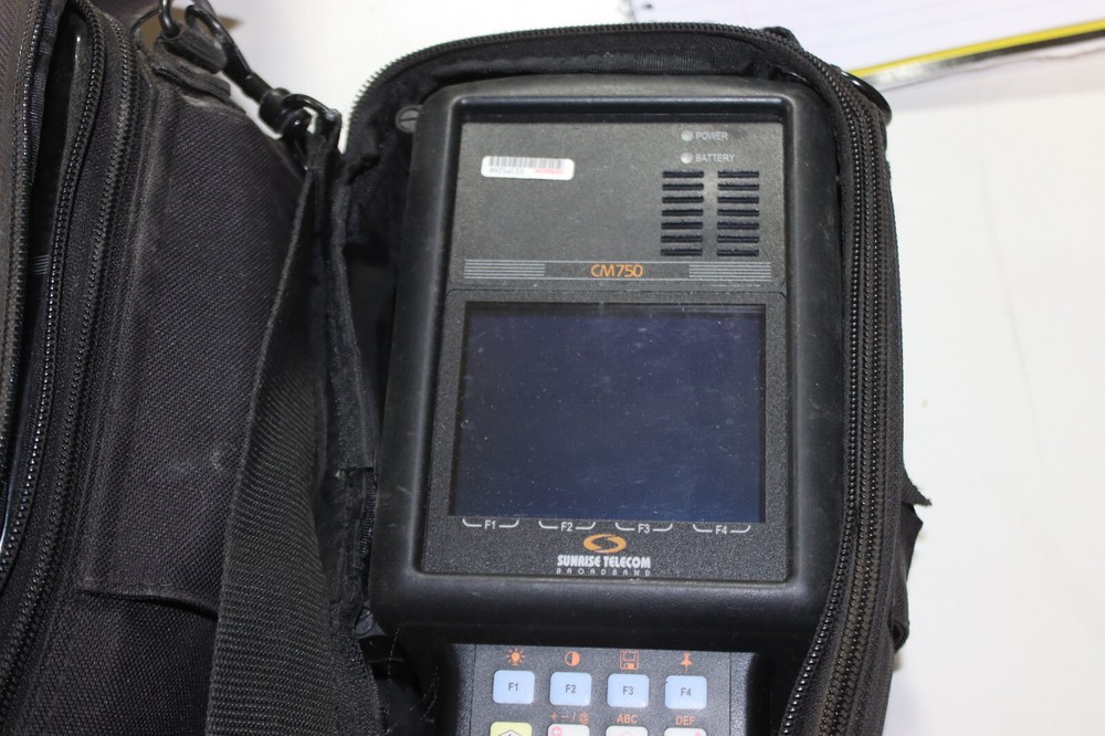 Sunrise Telecom CM750 Analog & Digital SLM Network Analyzer