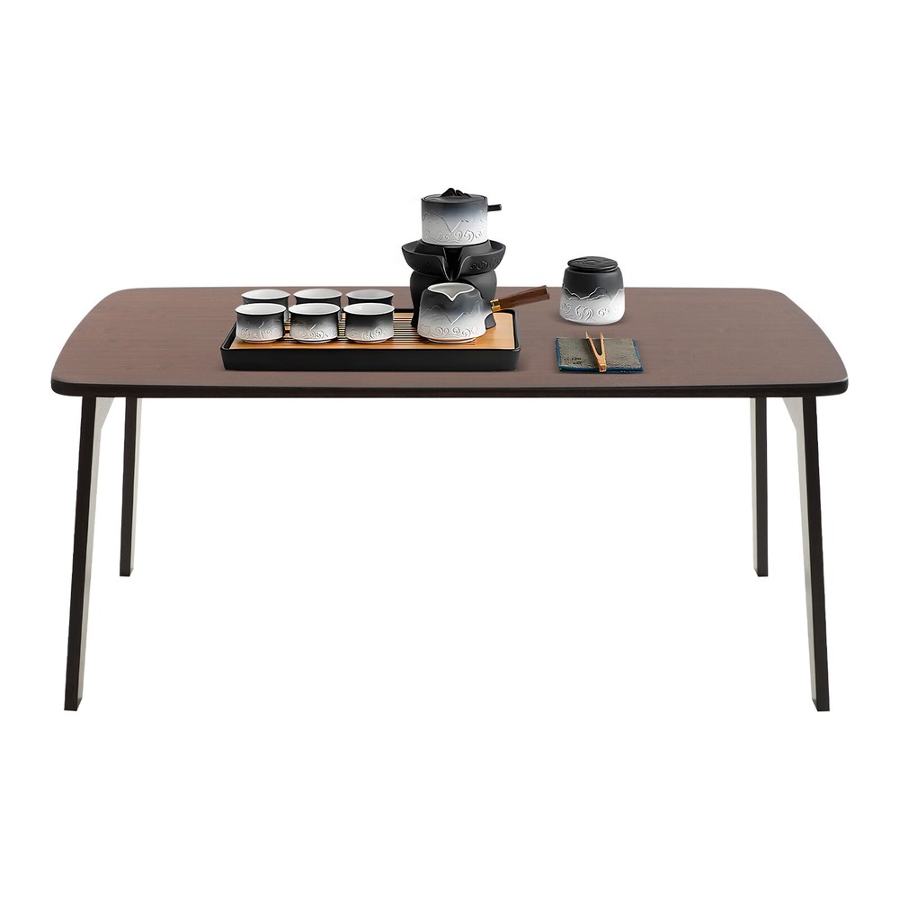 Folding Floor Table, Foldable Low Coffee Table, Portable Coffee Table for Sittin