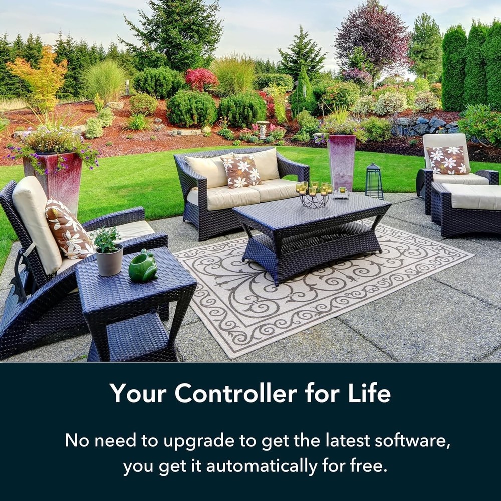 WiFi Smart Sprinkler Controller 8-Zone Irrigation Remote Control – App-Based ...