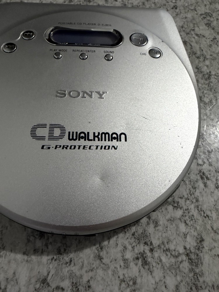 Sony CD Walkman Bundle D-EJ815 Tested Working Damaged READ DESC. DCC-E345 RM-CD6