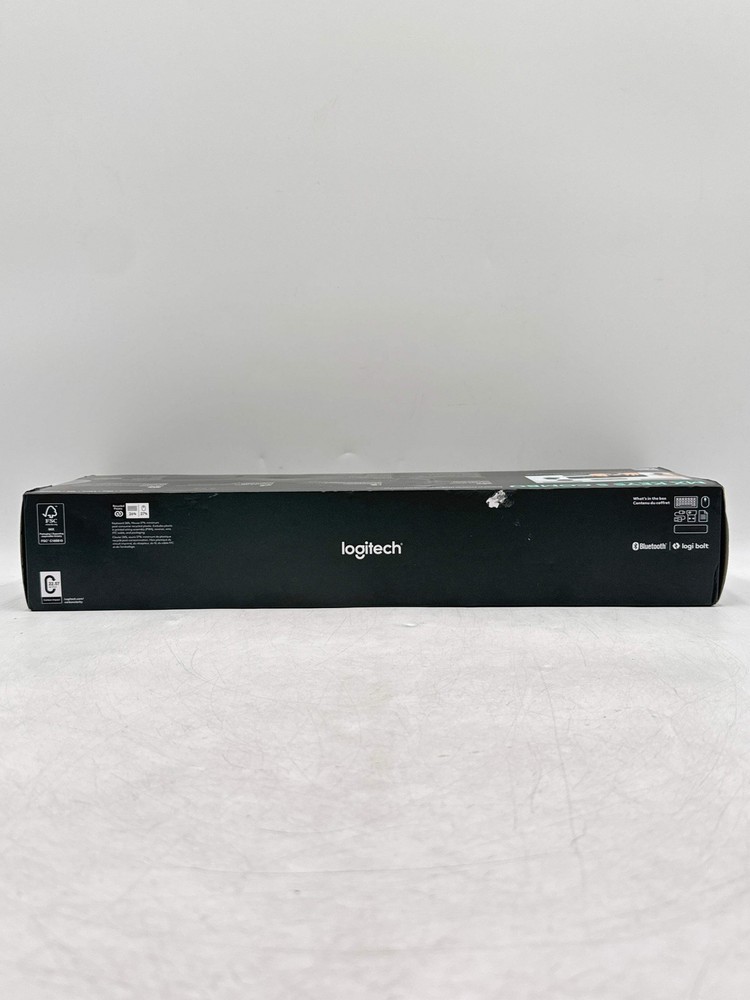 Logitech MX Keys S Combo - Wireless Keyboard and Mouse with Palm Rest - Black