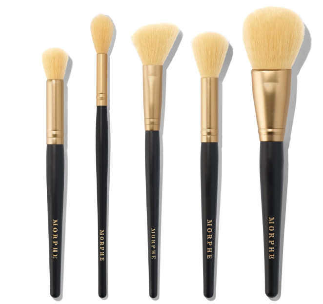 MORPHE SET COMPLEXION CREW 5 PIECE $85 BRUSH SET NWT NIP