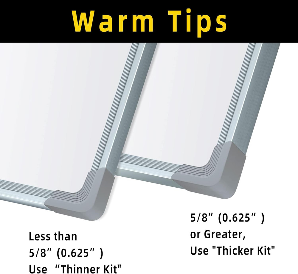 30 Set White Board Mounting Hardware,Whiteboard Hanging Brackets, White Board...