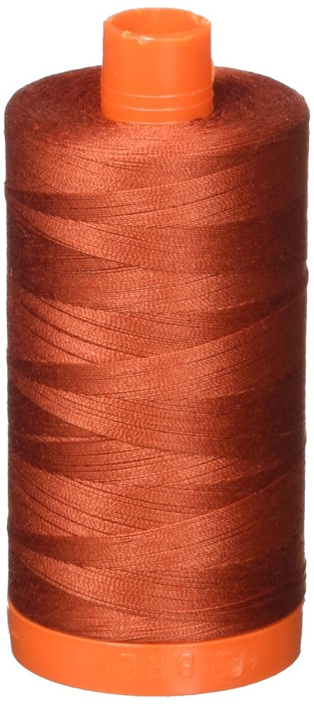 Mako Cotton Thread Solid 50wt 1422yds Pumpkin Spice