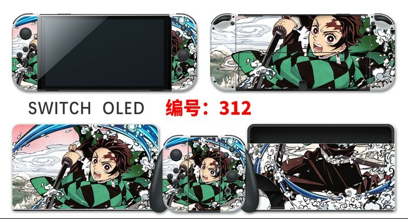 Vinyl Decal Skin Sticker Protector for Nintendo Switch OLED #312