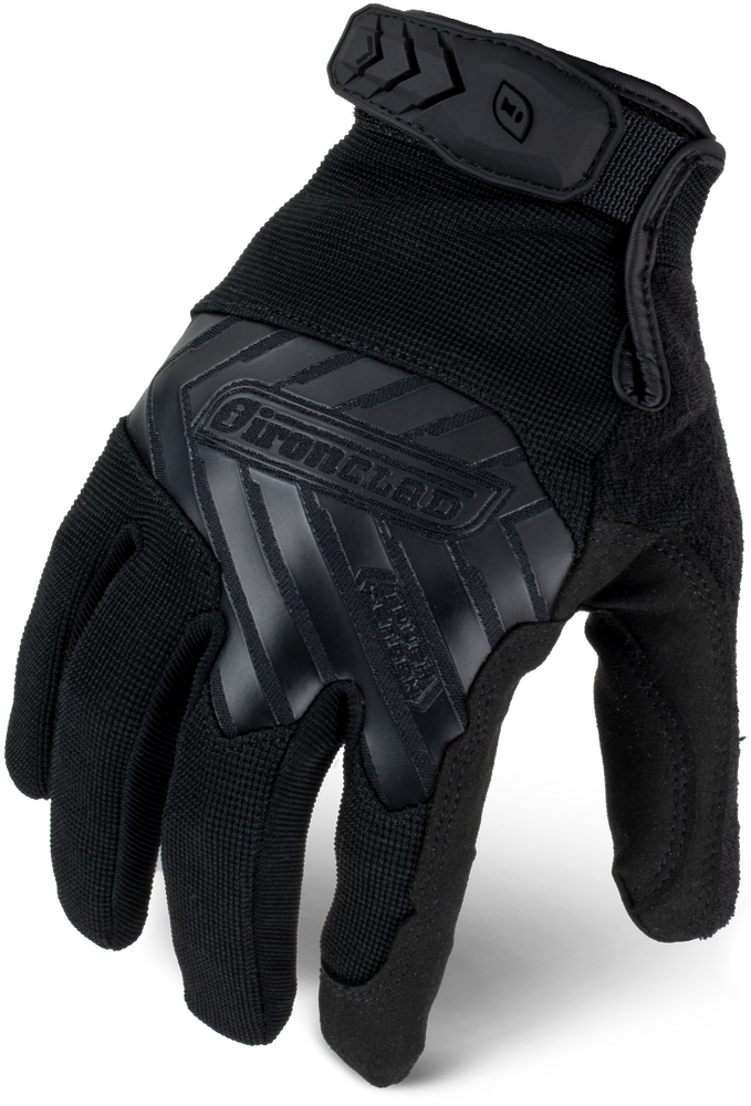 IronClad IEXT-PBLK Command Tactical Pro Touchscreen Black Gloves -Select Size