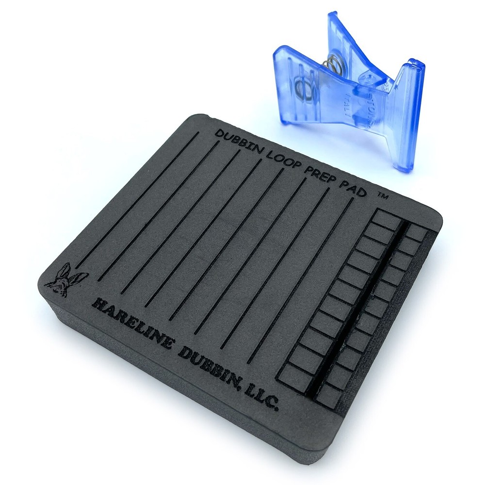 DUBBING LOOP PREP PAD KIT - Hareline Fly Tying Composite Prepper & Clip NEW!