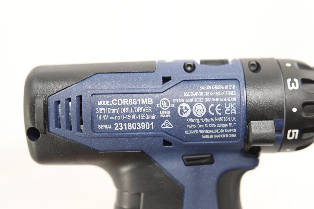 Snap-on Tools POWER BLUE MicroLithium 14.4v Cordless Drill CDR861MB