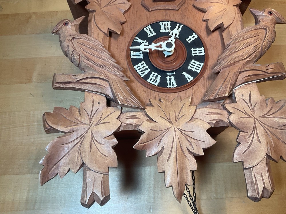 Vintage Regula Cuckoo Wood Clock Germany - No Weights - Untested