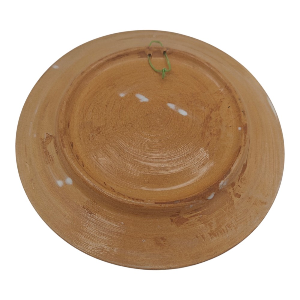 Armenian Ceramic Dish Jerusalem Blue Flowers Plate