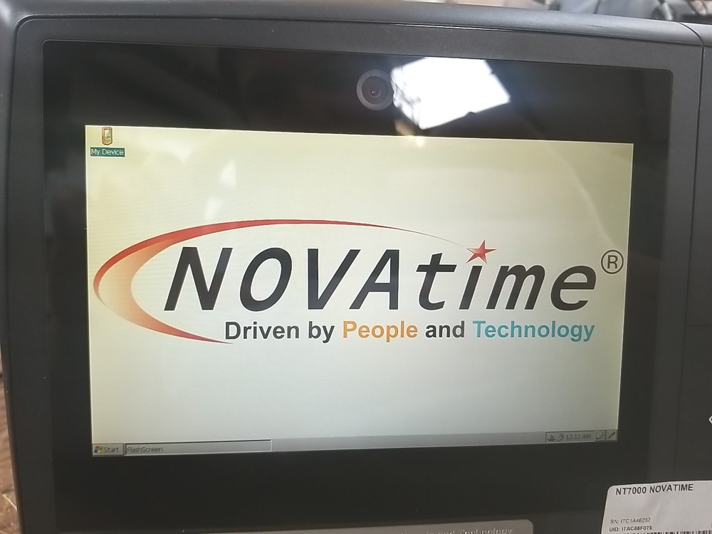 Nov Atime NT7000 / NT700-FP Time Clock. UNIT ONLY.