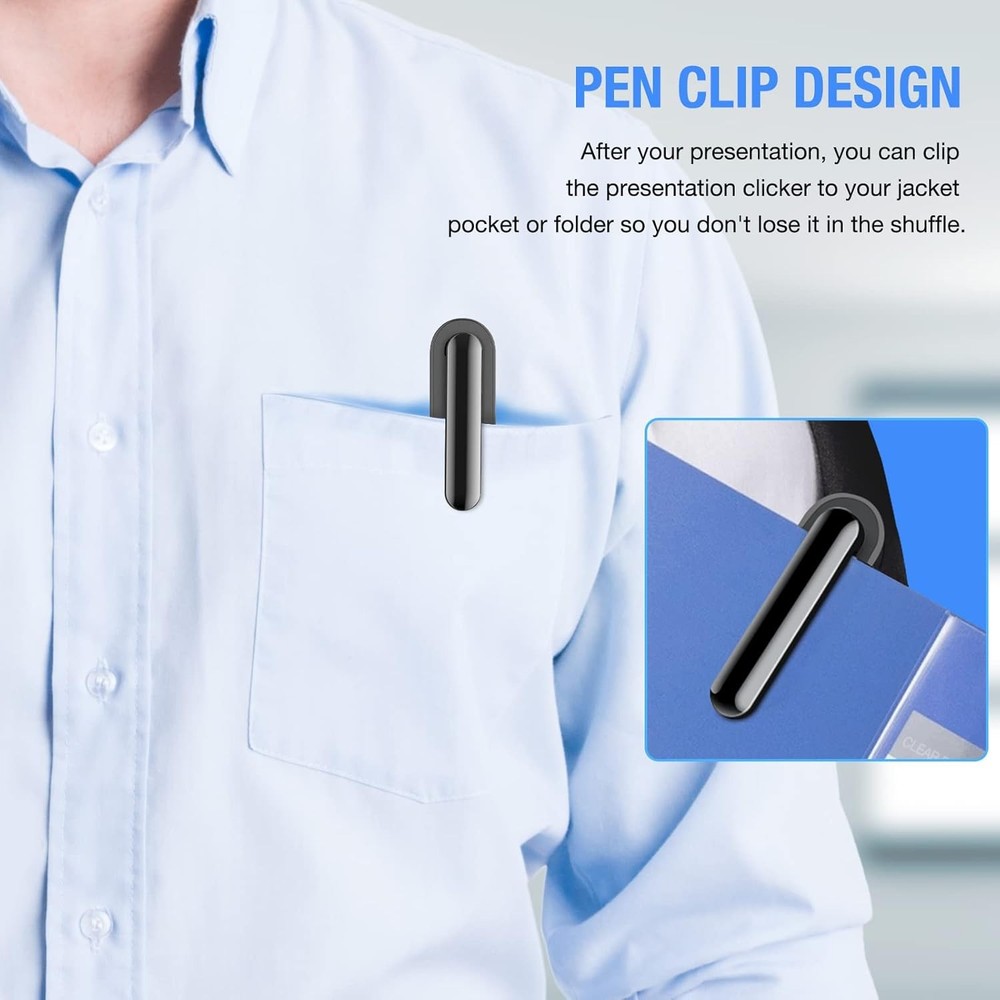 Laser Pointer for Presentations, Wireless Presenter Clicker for PowerPoint