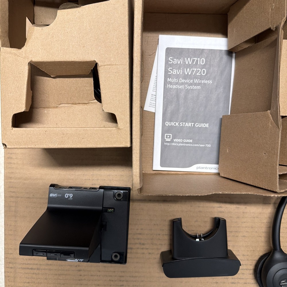 Plantronics Savi W720 Multi-Device Binaural Wireless Headset System