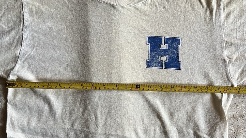 Vintage 90s Huntington Blue Devils L Tee