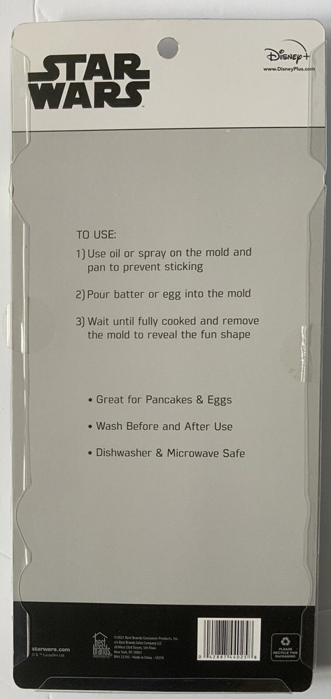 Star Wars Breakfast Molds