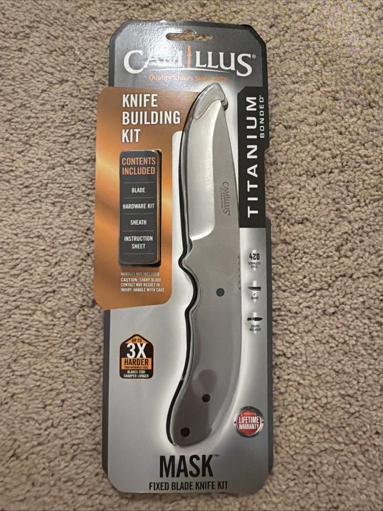 Camillus Mask Fixed Blade Knife Kit – Handle Material Sold Separately
