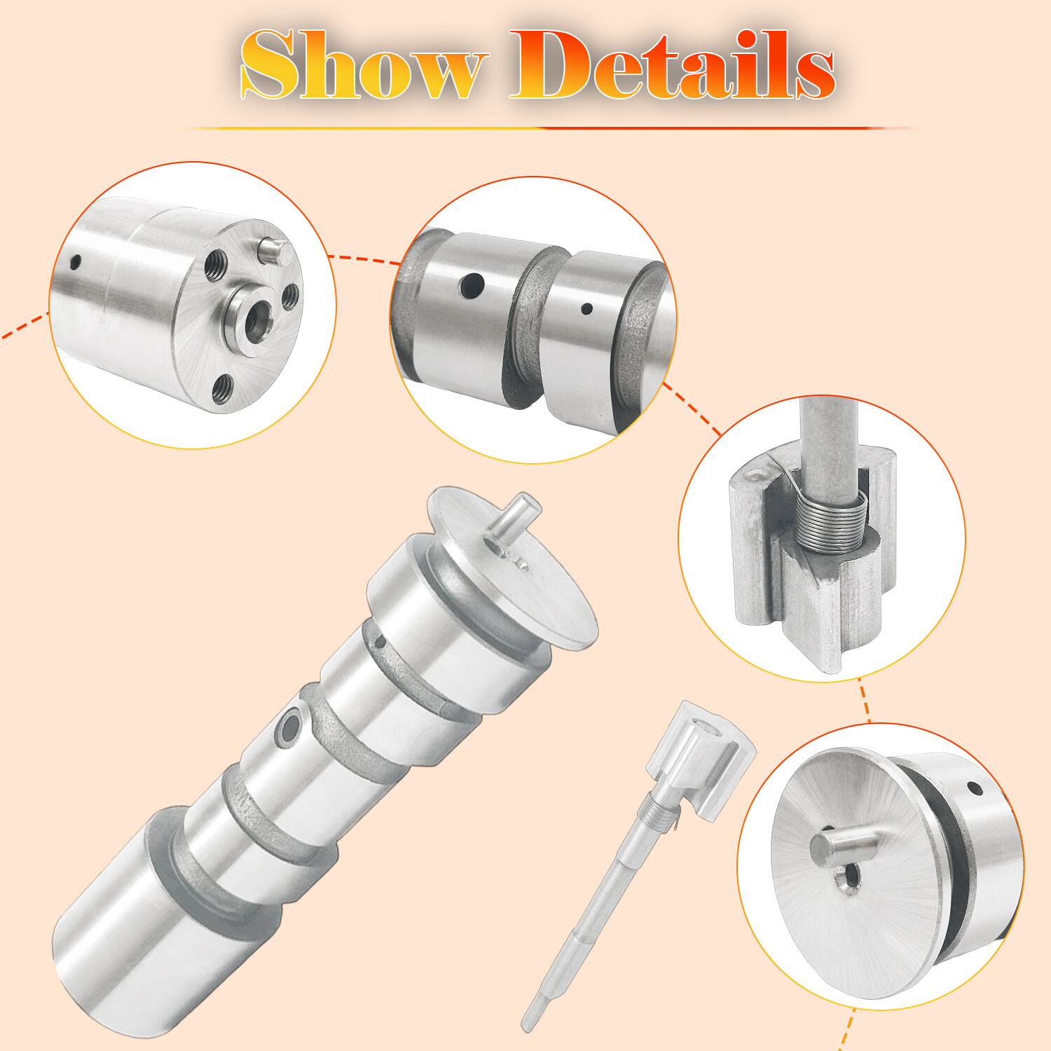 Camshaft & Rocker Arms w/Gasket Kits for Polaris Ranger 400 500 Scrambler 500