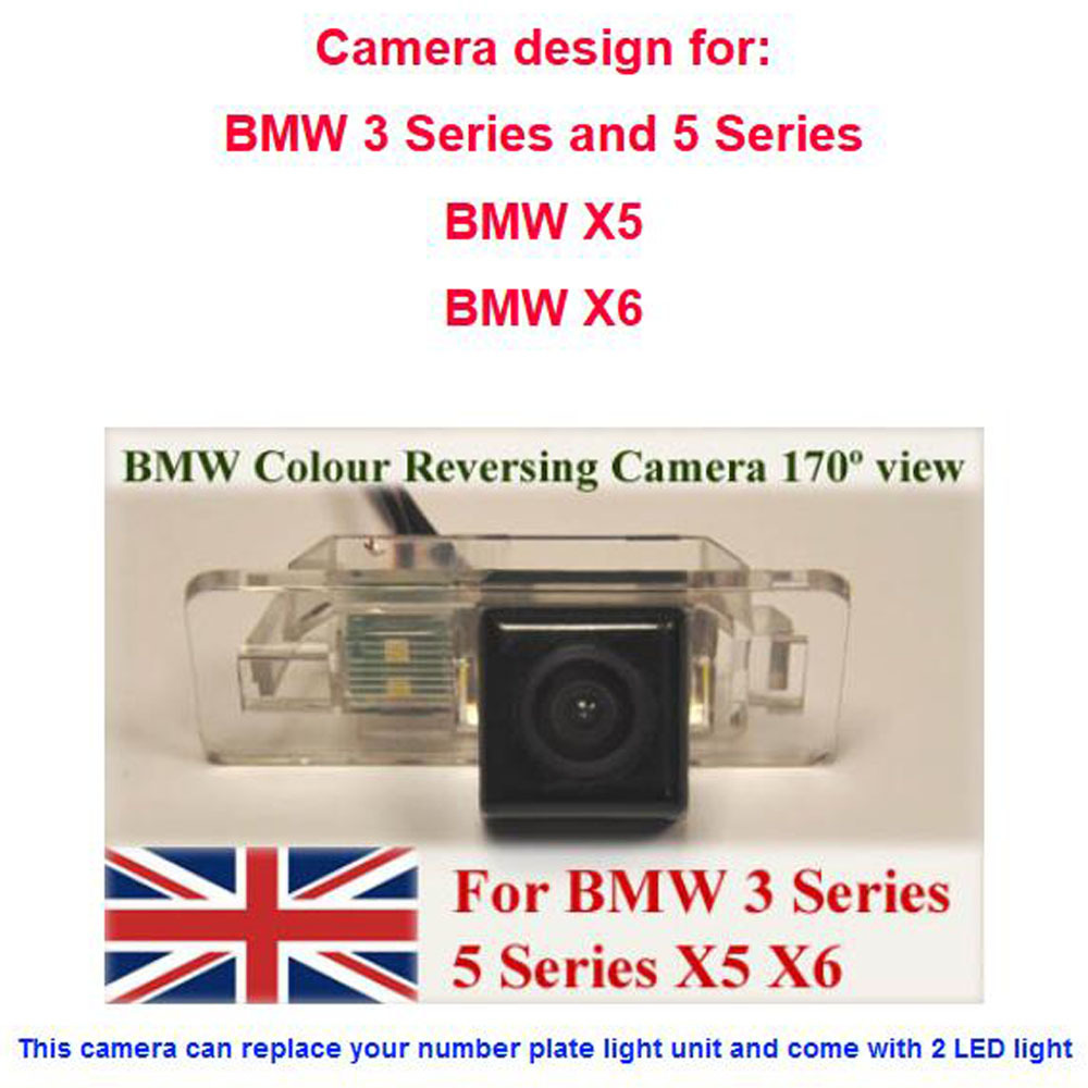 Car Rear View Backup Reverse Camera for BMW 1/3/5/6/7 E46 E38 E39 E90 E91 X5 X6